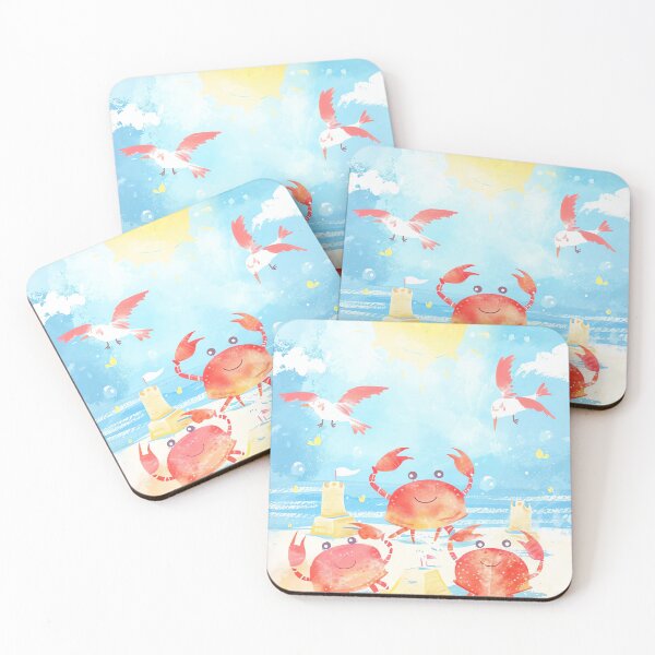 Item preview, Cheerful Crab Art designed and sold by cute-animals99.