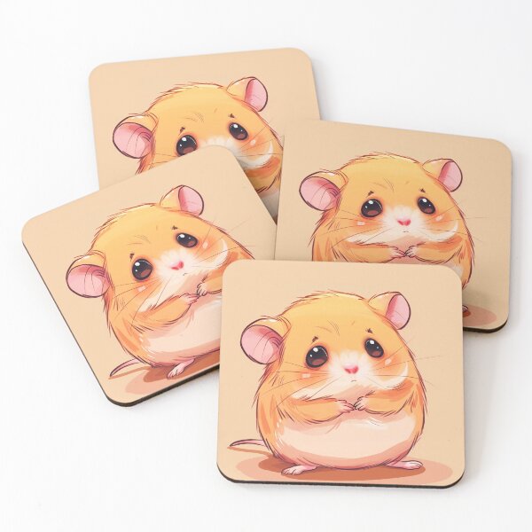 Item preview, Chubby Cheeks Sad Hamster designed and sold by Mine Strone.
