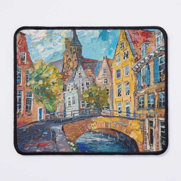 Item preview, Amersfoort | Painting in the style of Vincent van Gogh designed and sold by ComicsFactory.