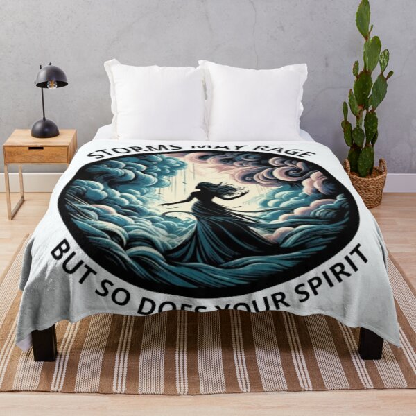Item preview, Storms May Rage But So Does Your Spirit designed and sold by printmala.