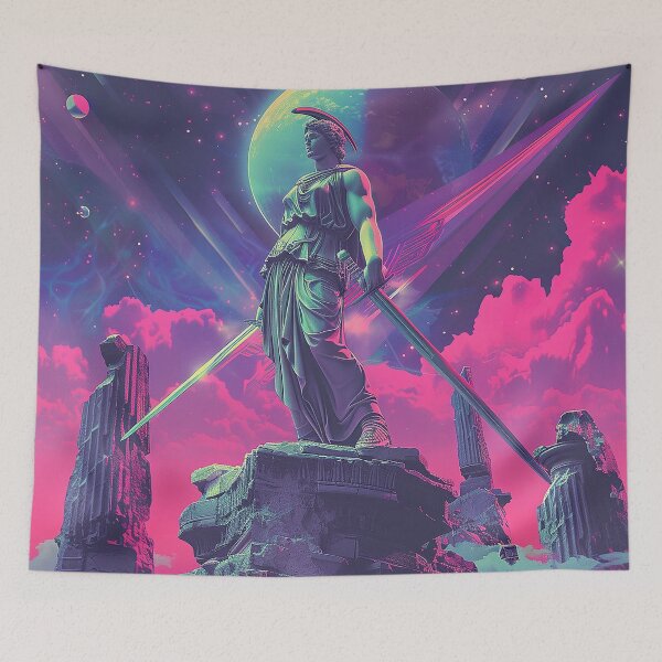 Item preview, Synthwave Aesthetic Illustration designed and sold by nomiraclehere.