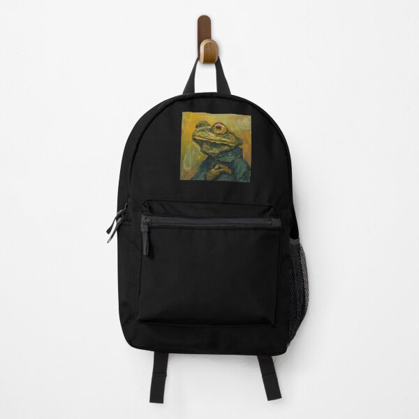 Item preview, Amphibian humanoid | Painting in the style of Vincent van Gogh designed and sold by ComicsFactory.