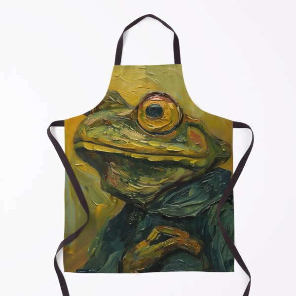Item preview, Amphibian humanoid | Painting in the style of Vincent van Gogh designed and sold by ComicsFactory.