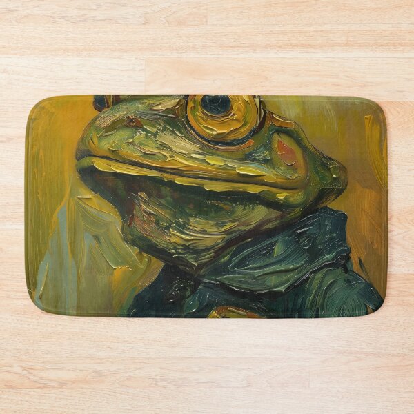 Item preview, Amphibian humanoid | Painting in the style of Vincent van Gogh designed and sold by ComicsFactory.