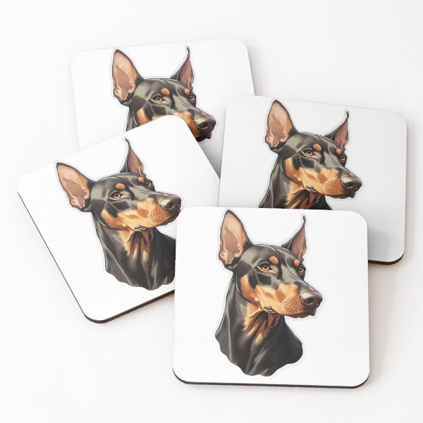 Item preview, Cute Dobermann Mom Dad Guardian Angel Best Friend Doggie Paw designed and sold by SMARTKIT  DESIGNAGENCY.
