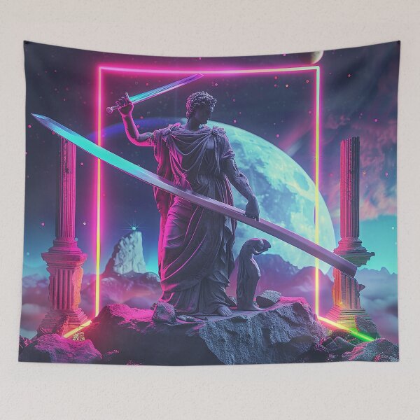 Item preview, Synthwave Aesthetic Illustration designed and sold by nomiraclehere.