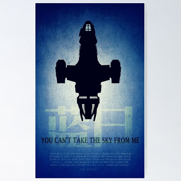 Item preview, Firefly You Can't Take the Sky From Me designed and sold by dejaontshirt.