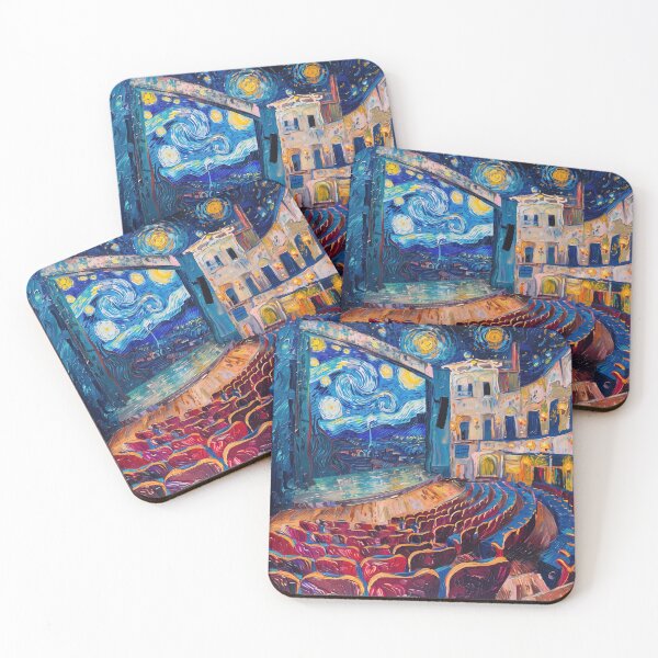 Item preview, Amphitheater | Painting in the style of Vincent van Gogh designed and sold by ComicsFactory.