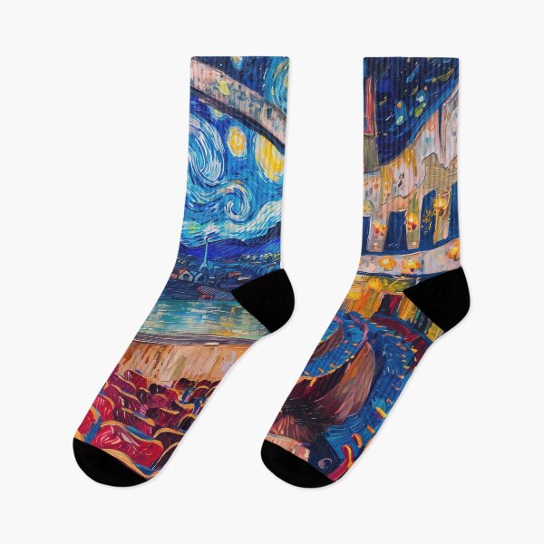 Item preview, Amphitheater | Painting in the style of Vincent van Gogh designed and sold by ComicsFactory.