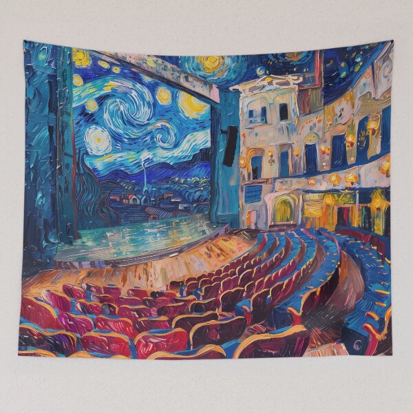 Item preview, Amphitheater | Painting in the style of Vincent van Gogh designed and sold by ComicsFactory.