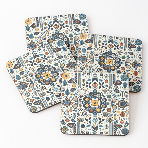 Item preview, Symmetrical Folk Artistry: A Geometric Dance designed and sold by FarBeyound.
