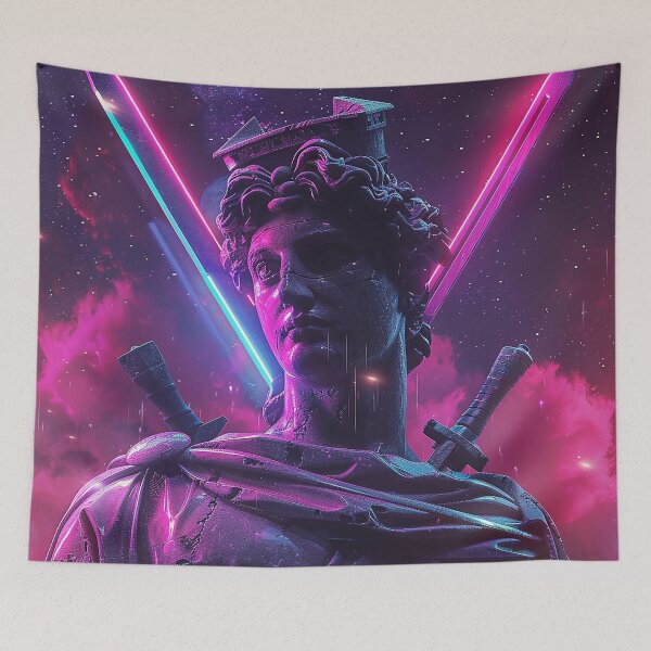 Item preview, Synthwave Aesthetic Illustration designed and sold by nomiraclehere.