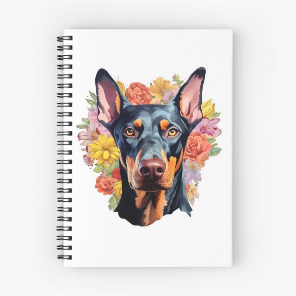 Item preview, Cute Flower Dobermann Mom Dad Guardian Angel Best Friend Doggie Paw designed and sold by SMARTKIT  DESIGNAGENCY.