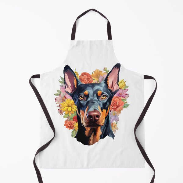 Item preview, Cute Flower Dobermann Mom Dad Guardian Angel Best Friend Doggie Paw designed and sold by SMARTKIT DESIGNAGENCY.