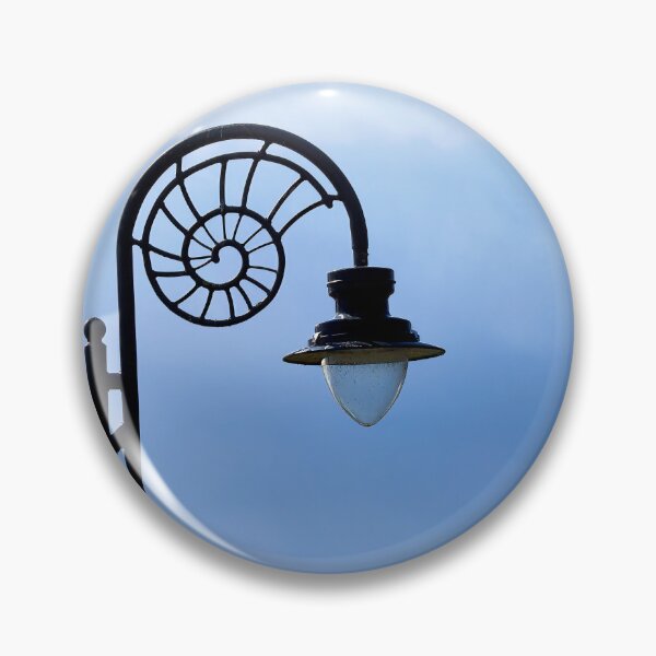 Item preview, Nautilus-design Lamp against Stormy Ocean Blues designed and sold by Dorset Girl.