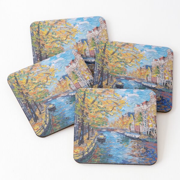 Item preview, Amsterdam Netherlands | Painting in the style of Vincent van Gogh designed and sold by ComicsFactory.