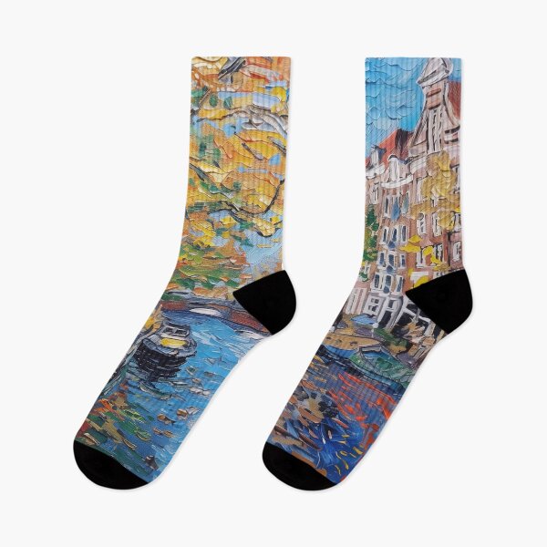 Item preview, Amsterdam Netherlands | Painting in the style of Vincent van Gogh designed and sold by ComicsFactory.