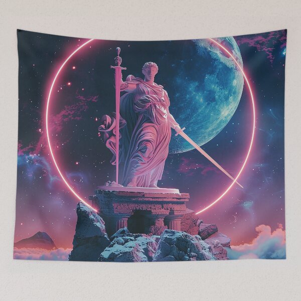 Item preview, Synthwave Aesthetic Illustration designed and sold by nomiraclehere.
