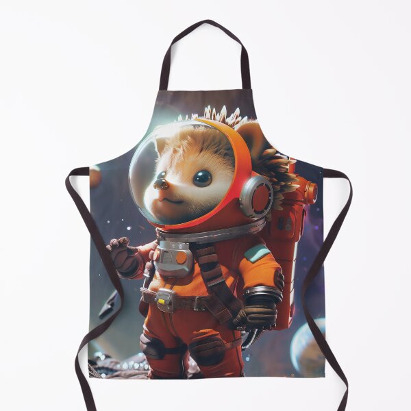Item preview, Cute Curious Hedgehog Space Adventurer Exploring Unknown Planet designed and sold by Mullet Monkey.