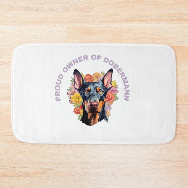 Item preview, Cute Flower Dobermann Mom Dad Guardian Angel Best Friend Doggie Paw designed and sold by SMARTKIT  DESIGNAGENCY.