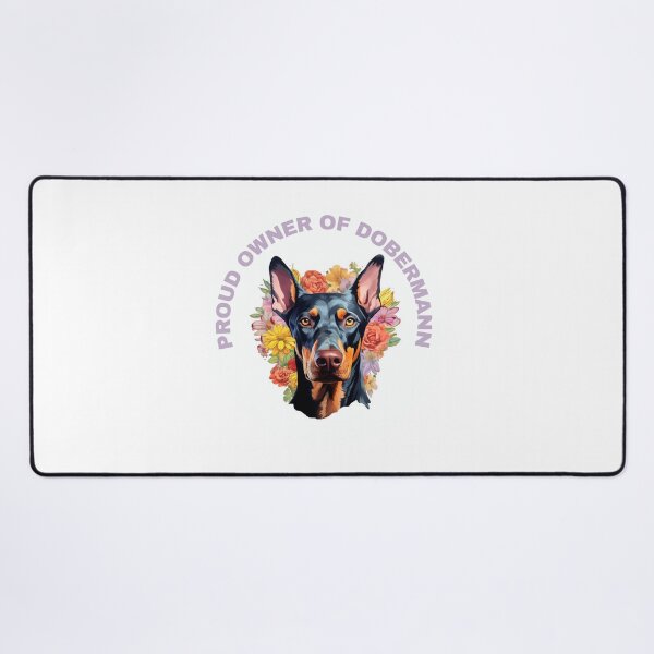 Item preview, Cute Flower Dobermann Mom Dad Guardian Angel Best Friend Doggie Paw designed and sold by SMARTKIT  DESIGNAGENCY.