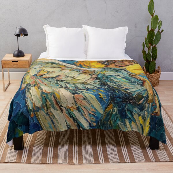 Item preview, An Archangel | Painting in the style of Vincent van Gogh designed and sold by ComicsFactory.