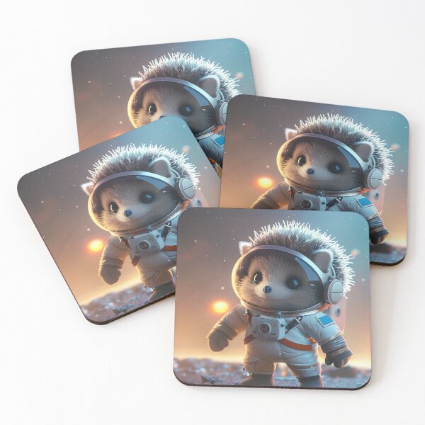 Item preview, Cute Curious Hedgehog Astronaut Exploring Foreign Planet designed and sold by Mullet Monkey.