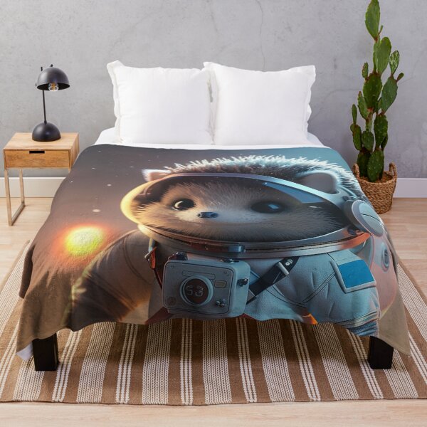 Item preview, Cute Curious Hedgehog Astronaut Exploring Foreign Planet designed and sold by Mullet Monkey.