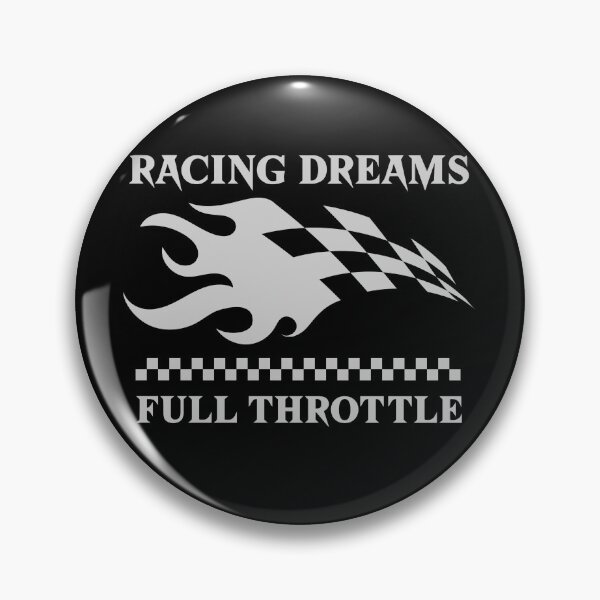 Item preview, Racing Dreams Fully Throttle Racing Checkered Flag Motorsports Garage Fast Cars Speed Adrenaline Race Car Racetrack Speedway  designed and sold by CarantinedChaos.