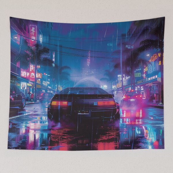 Item preview, Synthwave Aesthetic Illustration designed and sold by nomiraclehere.