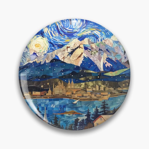 Item preview, Anchorage | Painting in the style of Vincent van Gogh designed and sold by ComicsFactory.