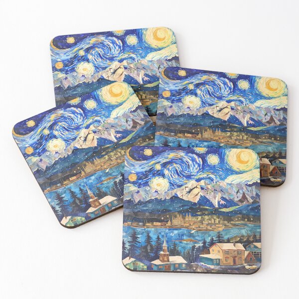 Item preview, Anchorage | Painting in the style of Vincent van Gogh designed and sold by ComicsFactory.