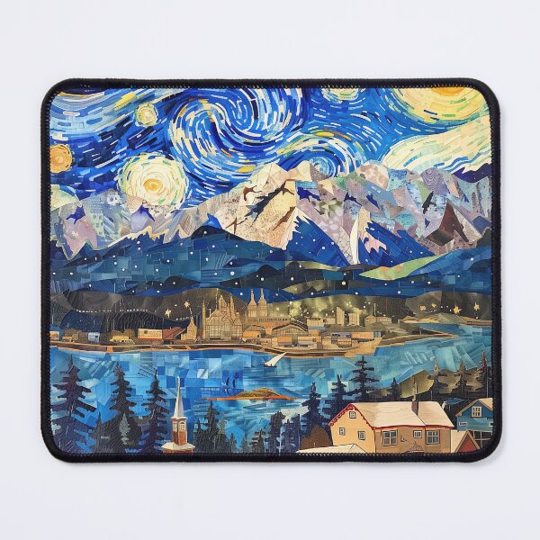 Item preview, Anchorage | Painting in the style of Vincent van Gogh designed and sold by ComicsFactory.