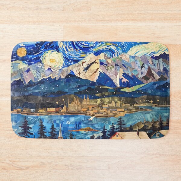 Item preview, Anchorage | Painting in the style of Vincent van Gogh designed and sold by ComicsFactory.