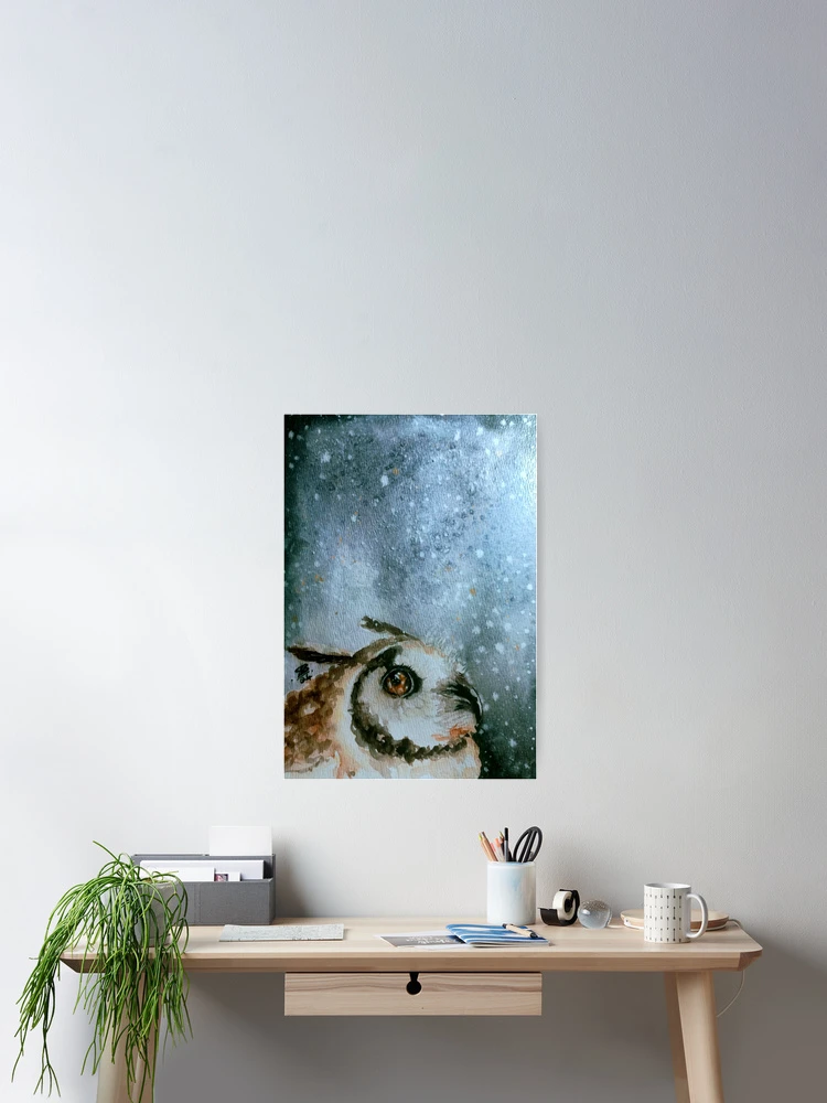 Thumbnail 2 of 3, Poster, Snowfall designed and sold by WhimsyLab.