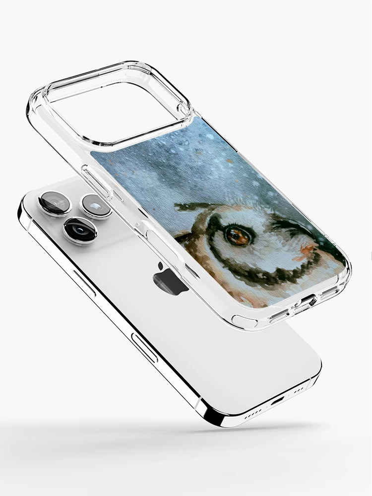 Thumbnail 2 of 5, iPhone Case, Snowfall designed and sold by WhimsyLab.