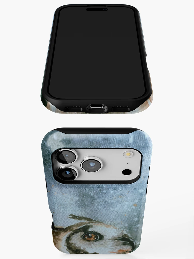 Thumbnail 3 of 4, iPhone Case, Snowfall designed and sold by WhimsyLab.