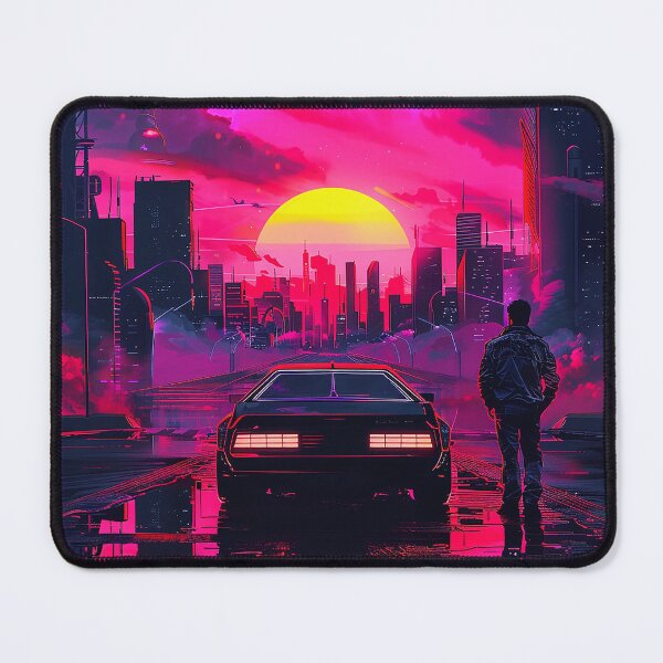 Item preview, Synthwave Aesthetic Illustration designed and sold by nomiraclehere.
