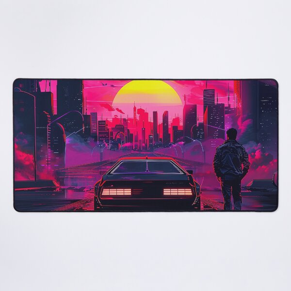 Item preview, Synthwave Aesthetic Illustration designed and sold by nomiraclehere.