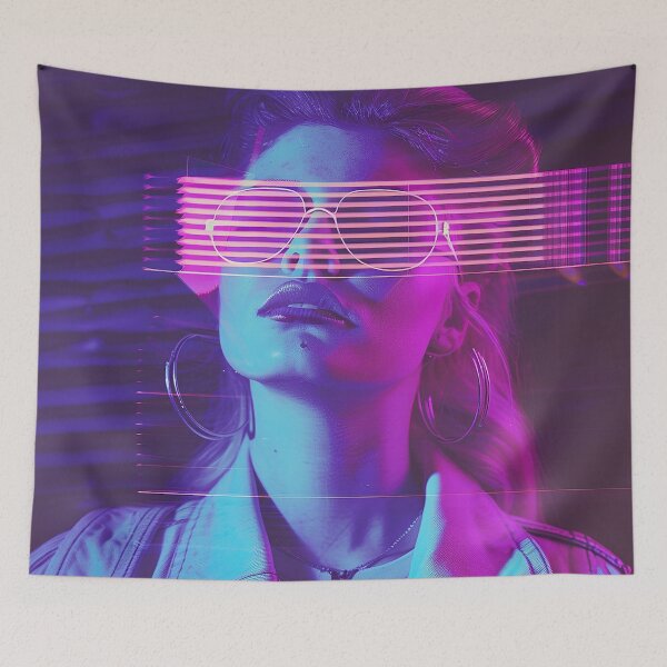 Item preview, Synthwave Aesthetic Illustration designed and sold by nomiraclehere.