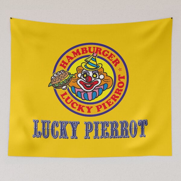 Item preview, Lucky Pierrot (ラッキーピエロ) Logo designed and sold by RubenCRM.