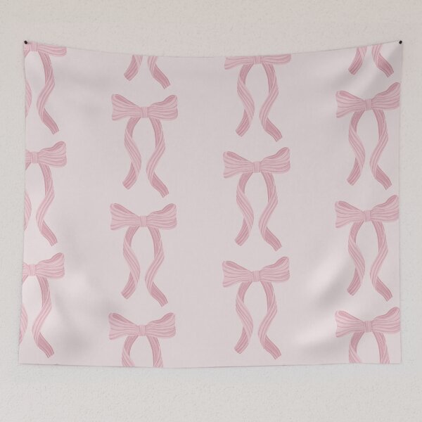 Item preview, Pink watercolour bow designed and sold by Courtney Nicholls.