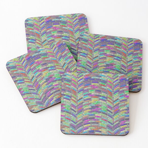 Item preview, 3D Tiny Rainbow Arc Pavement Texture Pattern designed and sold by TheRulerofEarth.