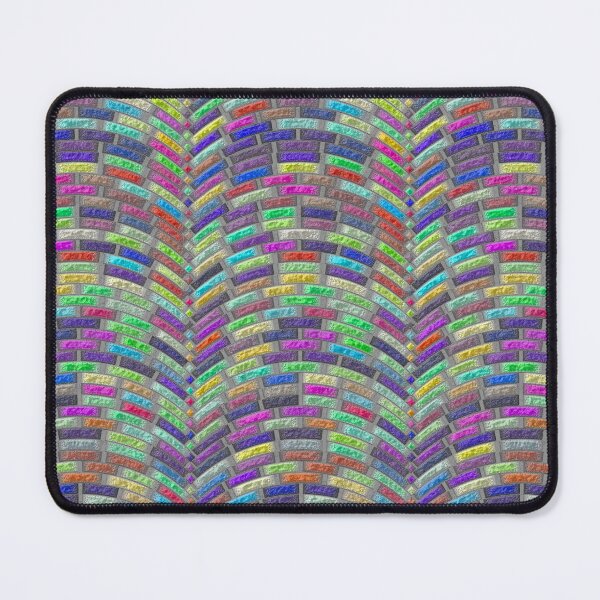 Item preview, 3D Tiny Rainbow Arc Pavement Texture Pattern designed and sold by TheRulerofEarth.