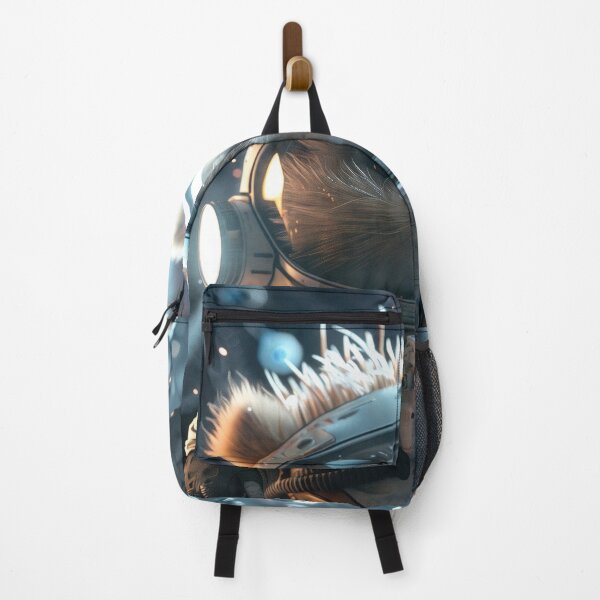 Item preview, Brave Hedgehog Astronaut Exploring Sci-Fi Space Station designed and sold by Mullet Monkey.