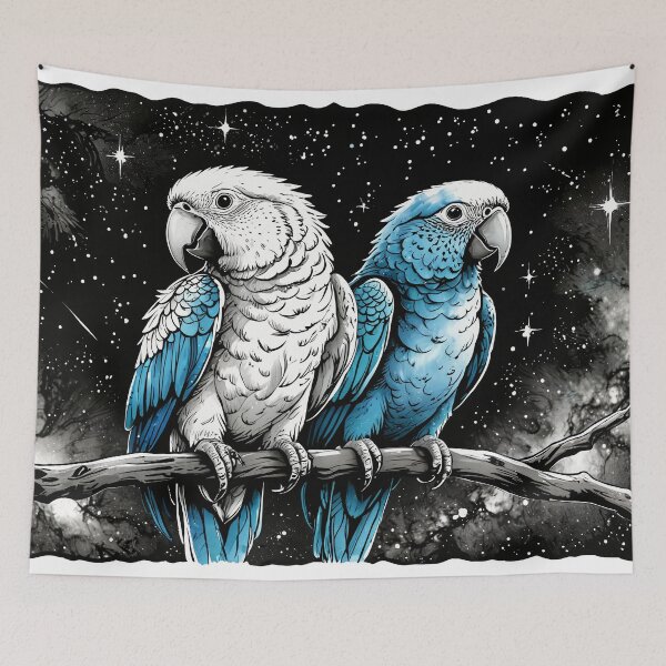 Item preview, Parrots in space designed and sold by PragmaticP.