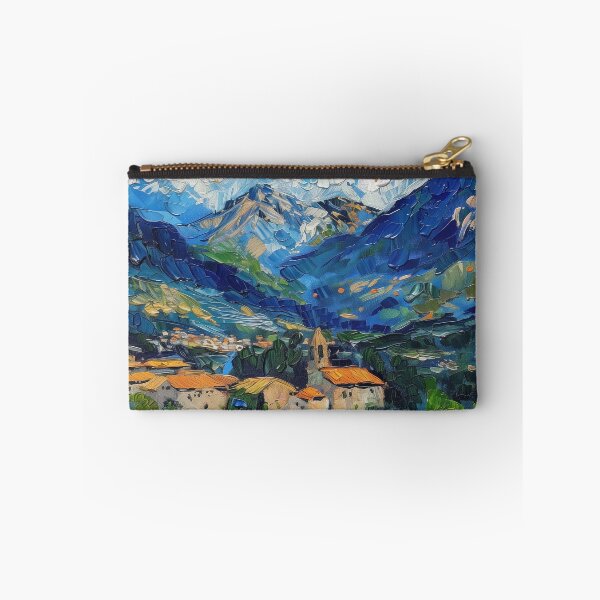 Item preview, Andorran landscape | Painting in the style of Vincent van Gogh designed and sold by ComicsFactory.