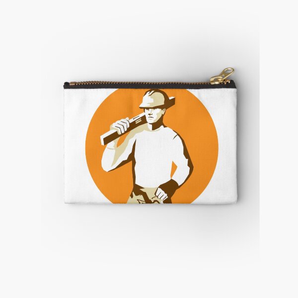 Item preview, Builder Construction Worker Spirit Level Toolbelt Stencil designed and sold by patrimonio.