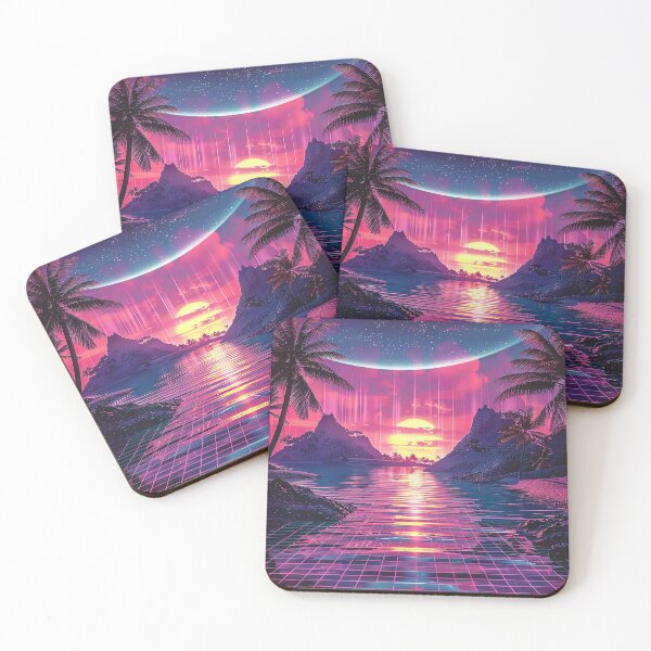 Item preview, Synthwave Aesthetic Illustration designed and sold by nomiraclehere.