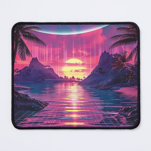 Item preview, Synthwave Aesthetic Illustration designed and sold by nomiraclehere.